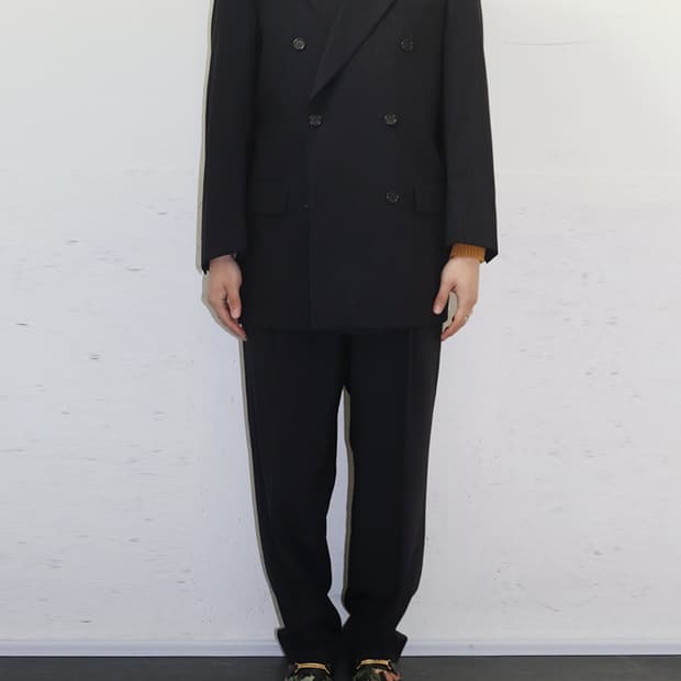 발렌티노 우모 초기 90s 스트라이프 수트 셋업