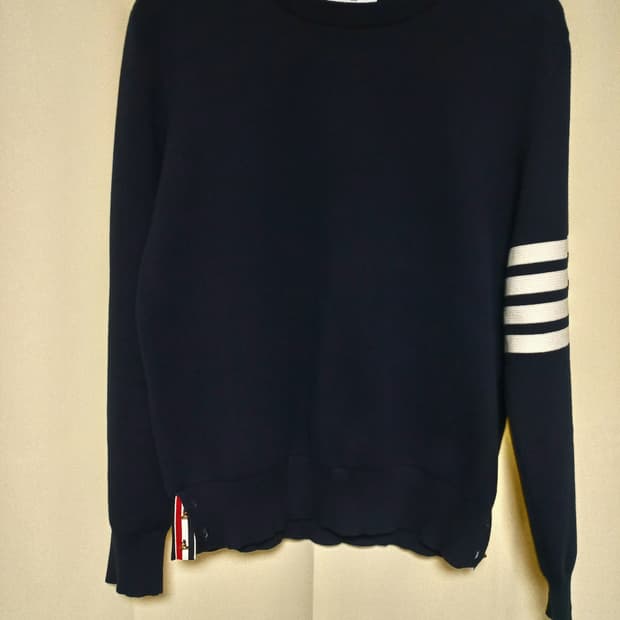 [4size 택,비닐포함]톰브라운 금장 니트