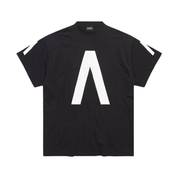 1] 발렌시아가 아카이브 뮤직 티셔츠