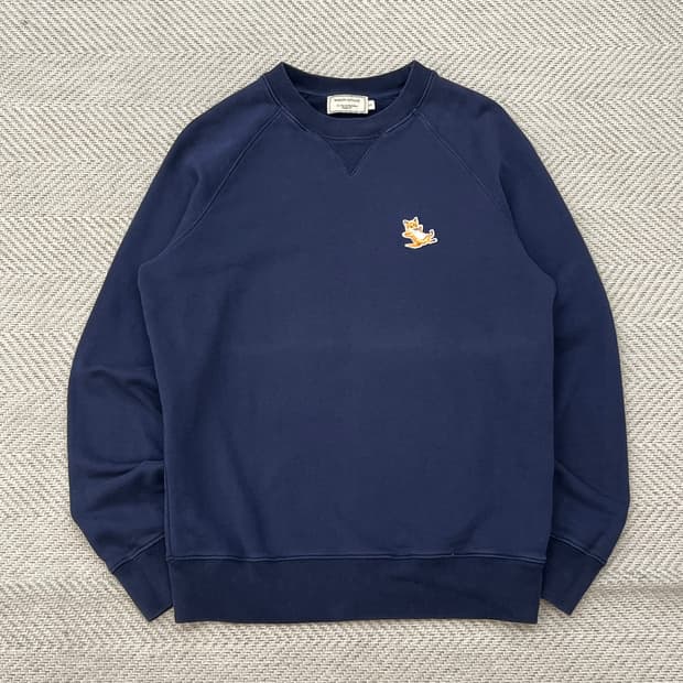 메종키츠네 폭스자수 스웻셔츠 r3606