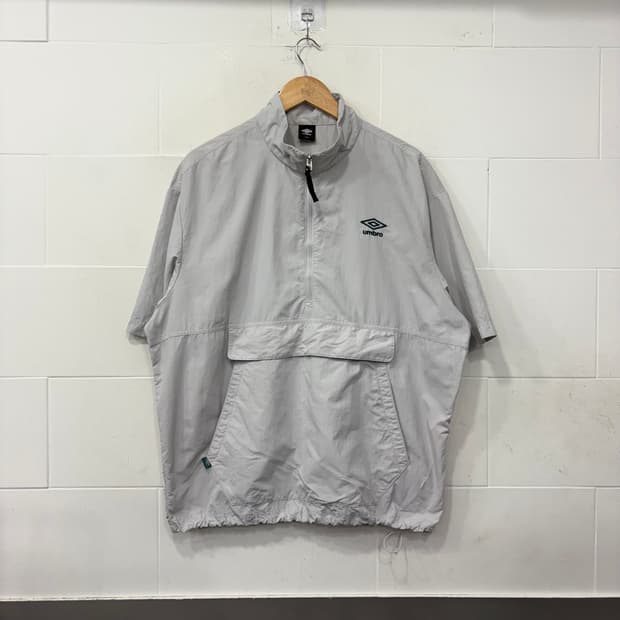 엄브로 나일론 아노락 반팔