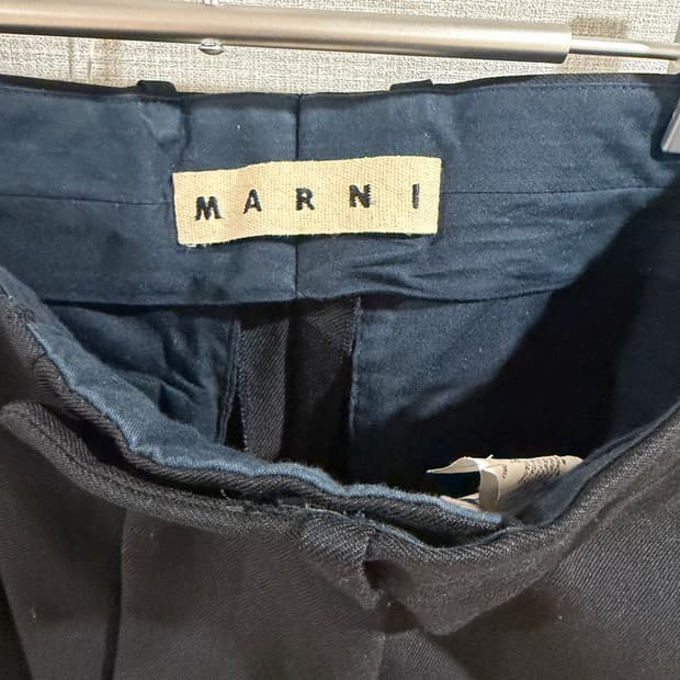 마르니 블랙 팬츠 