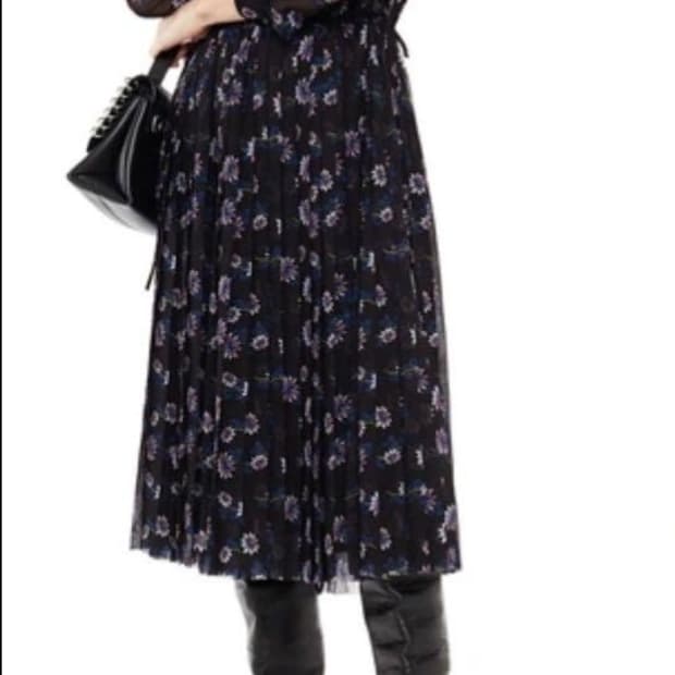 겐조 플로럴 쉬폰 롱 원피스 40사이즈