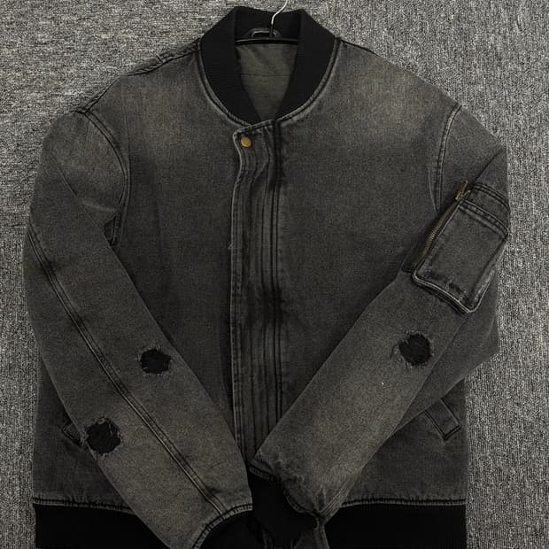 주앙옴므 흑청 ma-1 블루종 M사이즈