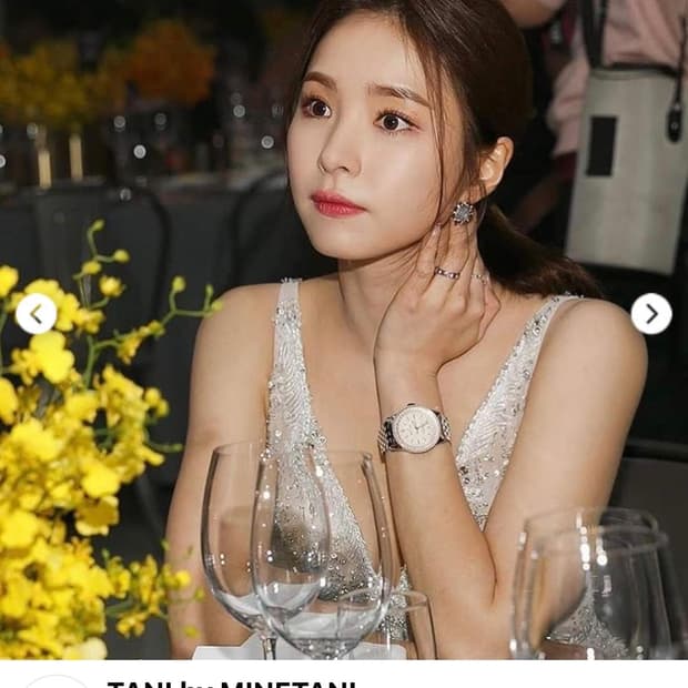 타니 바이 미네타니 귀걸이 신세경 착용