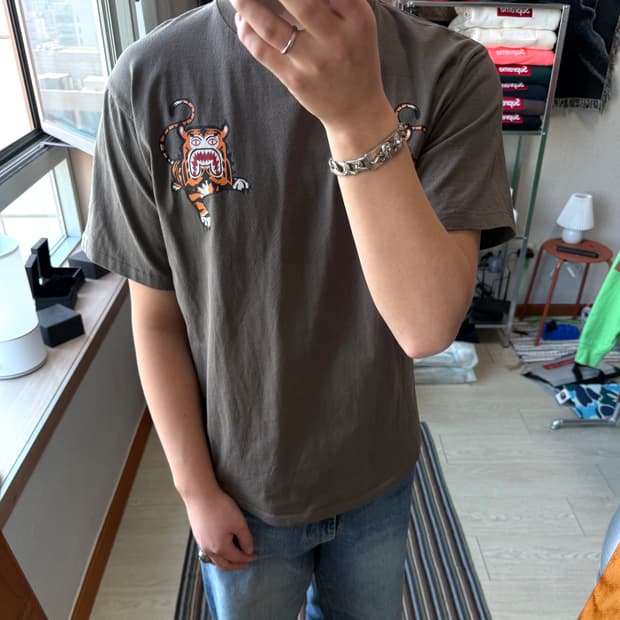 베이프 타이거 반팔 티셔츠