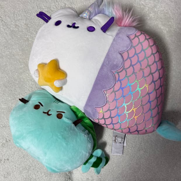 pusheen 인어푸쉰+공룡푸쉰 인형