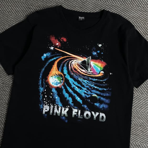 빈티지 핑크플로이드 락 밴드 티셔츠y 3125