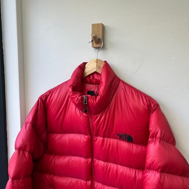 15813 - 노스페이스 700 구스다운 레드 패딩