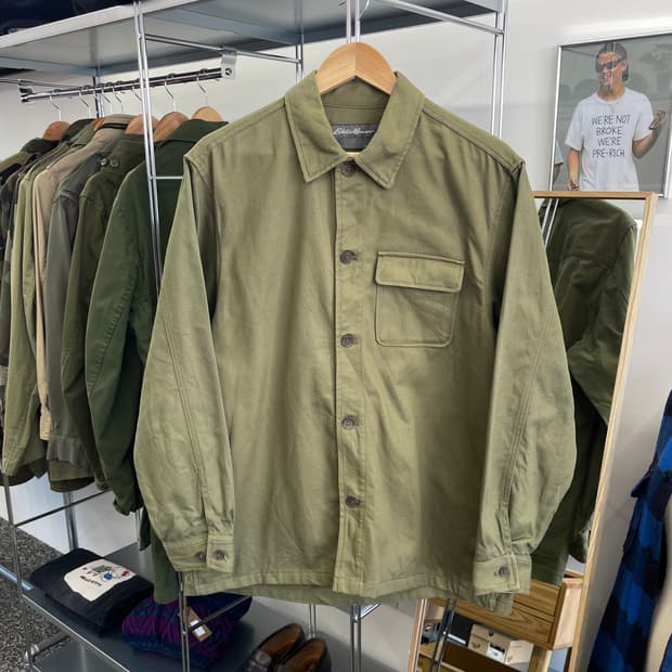 에디바우어 올리브 초어 자켓 (L)