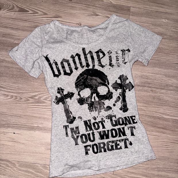 Punk 해골 반팔티