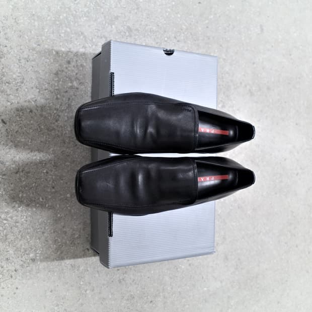 Prada Sport Leather Loafers 