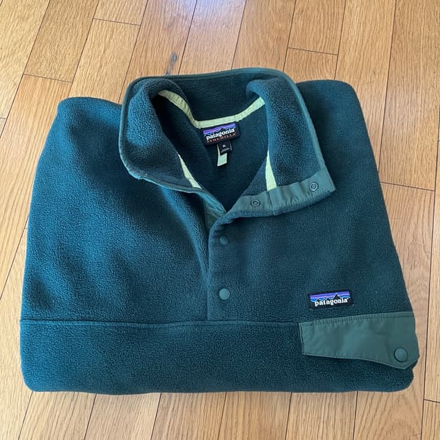 파타고니아 신칠라 헤비웨이트 누보그린 플리스 후리스 아노락 맨투맨 