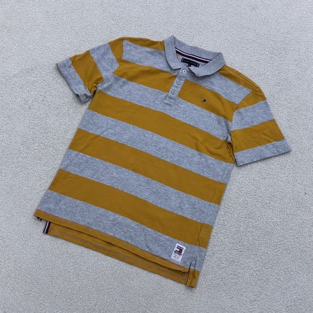 164 타미힐피거 스트라이프 반팔 0420E