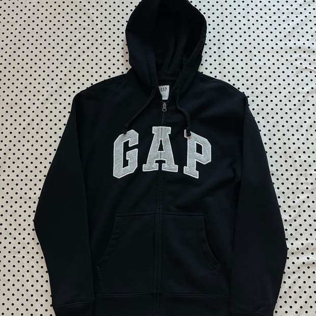 갭 후드집업 블랙