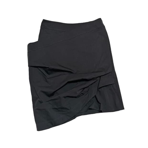 로레일즈 layered tuck middle skirts
