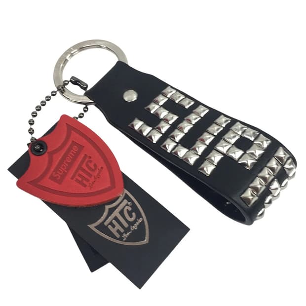 슈프림 x 할리우드 트레이딩 컴퍼니 스터드 키체인 블랙 - 23SS