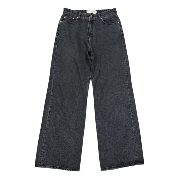 STU 에스티유 데님팬츠 바지 블랙 L