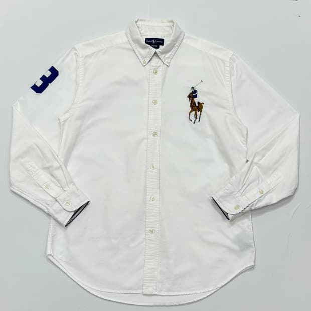 Polo 폴로랄프로렌 빅로고 화이트 셔츠