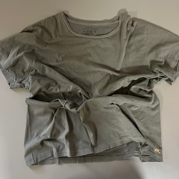 RRL 가먼트다이 티셔츠