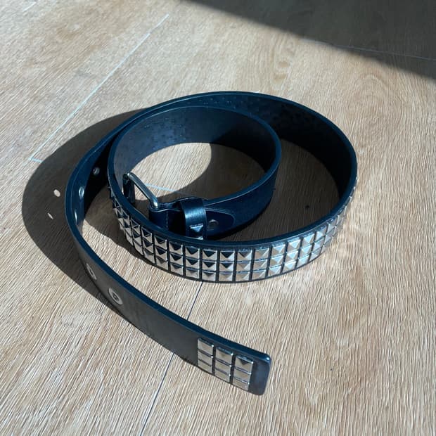 스터드 벨트 검정