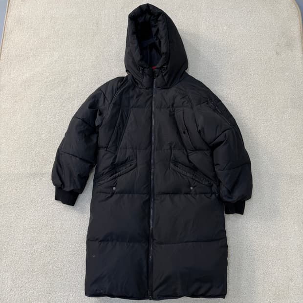 90 훔 에어범퍼 덕다운 롱패딩 0204T1