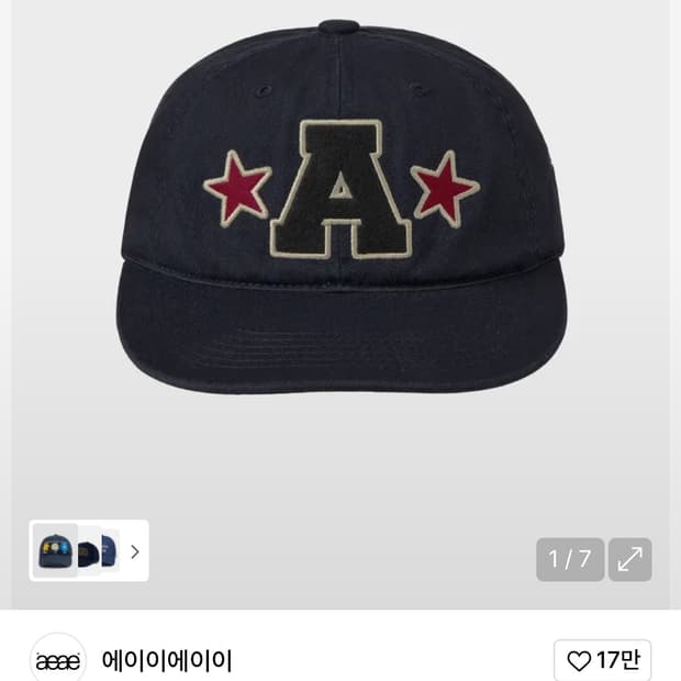 aeae , aeae CAPITAI LOGO CAP 모자 팝니다