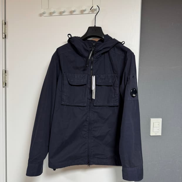 cp컴퍼니 헤비포플린 후드 자켓 S