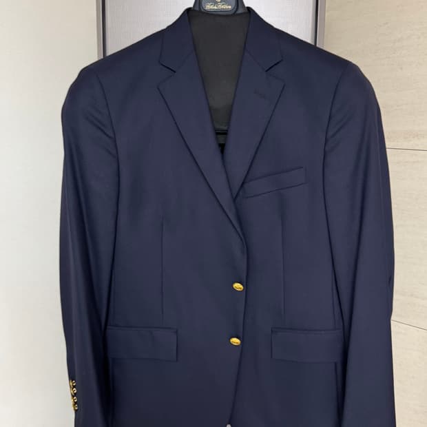 브룩스 브라더스 네이비 금장 블레이저 41S