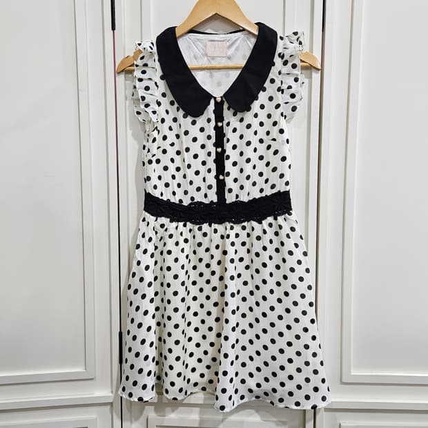 도트 빅카라 원피스