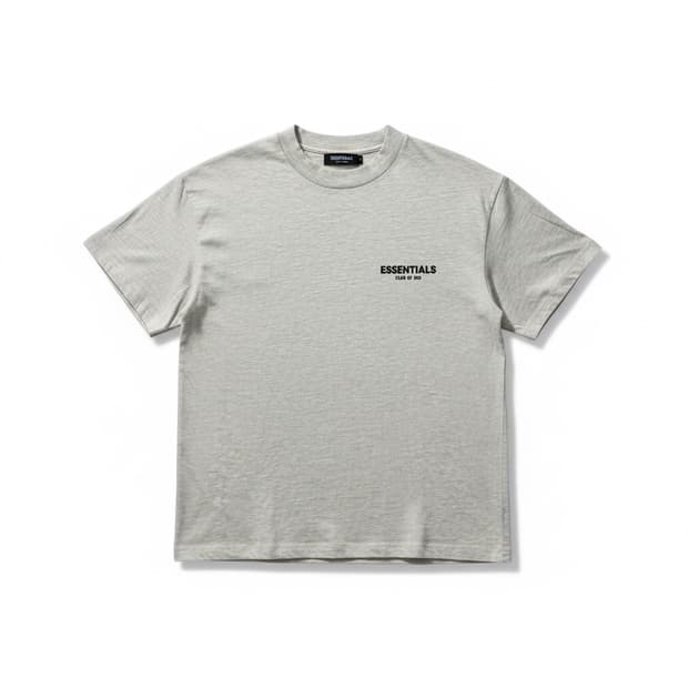 에센셜 Fear Of God 반팔티 그레이 L