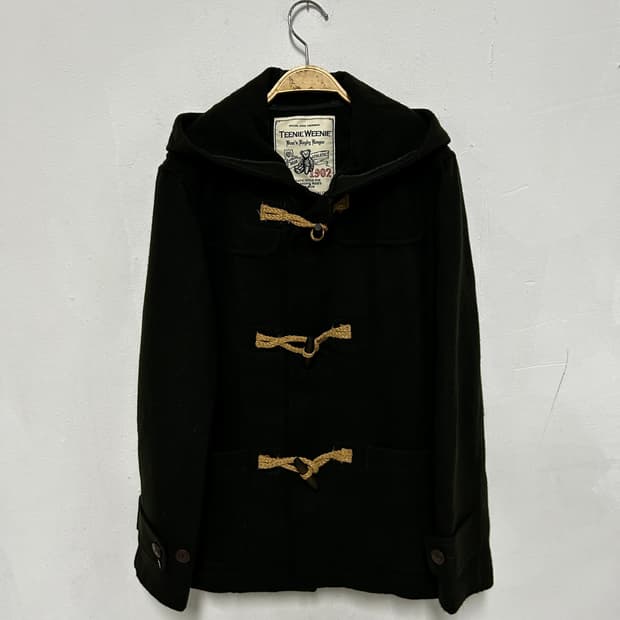 새상품) 티니위니 카키 떡볶이 코트 후드