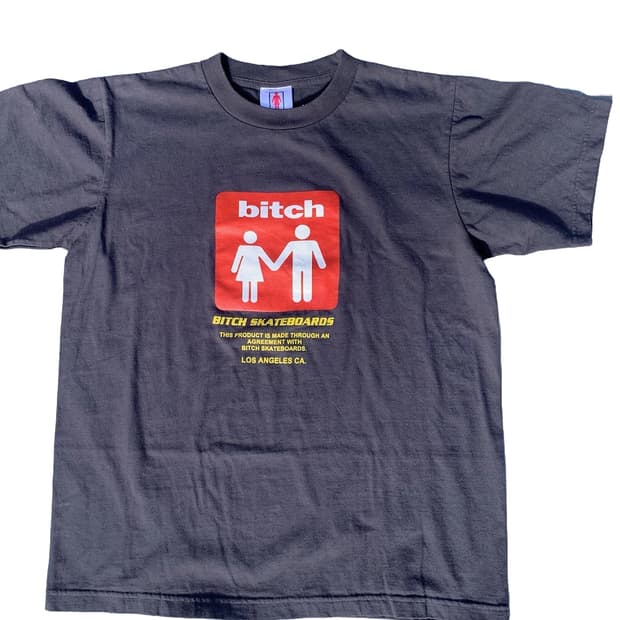 90s bitch skateboards 비치 스케이트보드 티셔츠