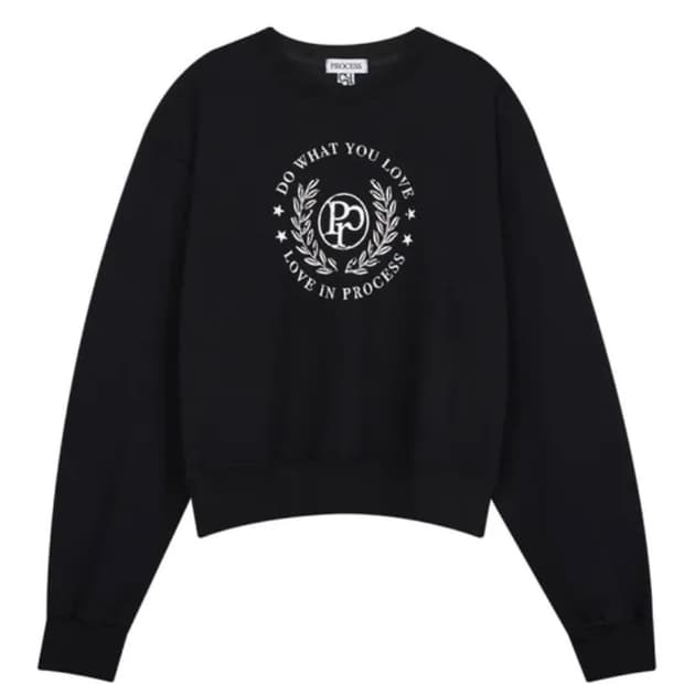 PROCESS 프로세스 Classic Love 블랙 맨투맨