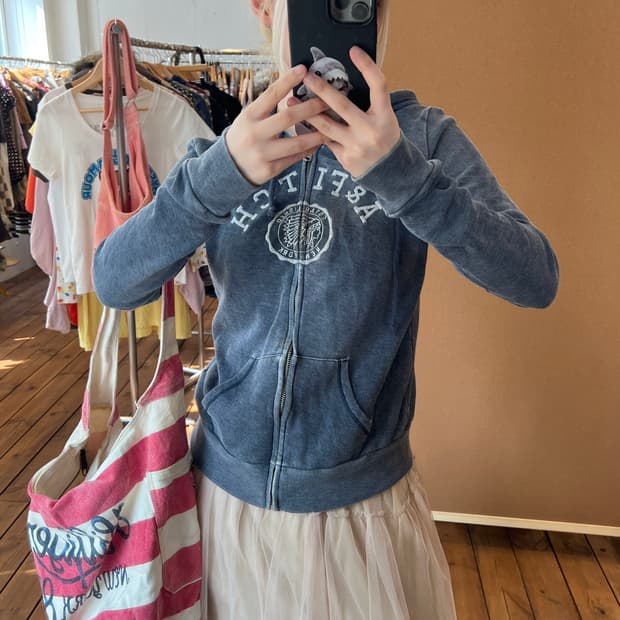 아베크롬비 네이비 후드집업