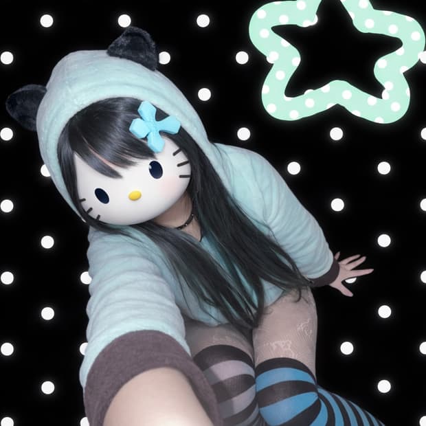 Neko Mint Hoodie Zip-up