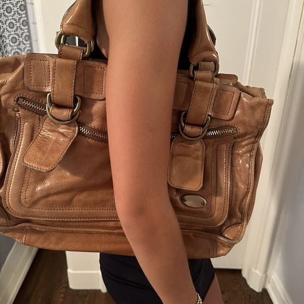 Chloe 베이백(ORANGE)