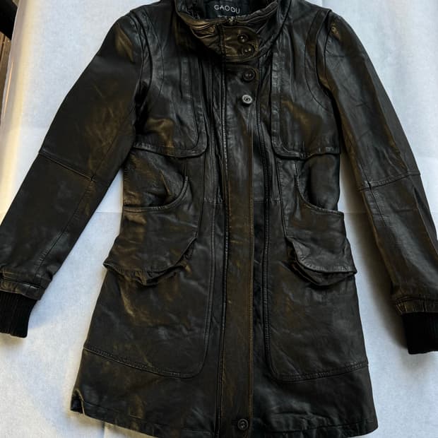 ”GAOOU“ sheepskin leather jacket