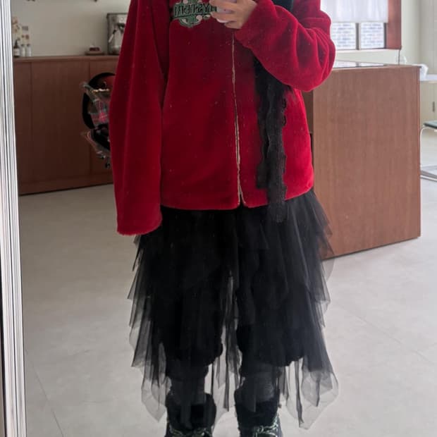 히스테릭글래머 퍼 자켓