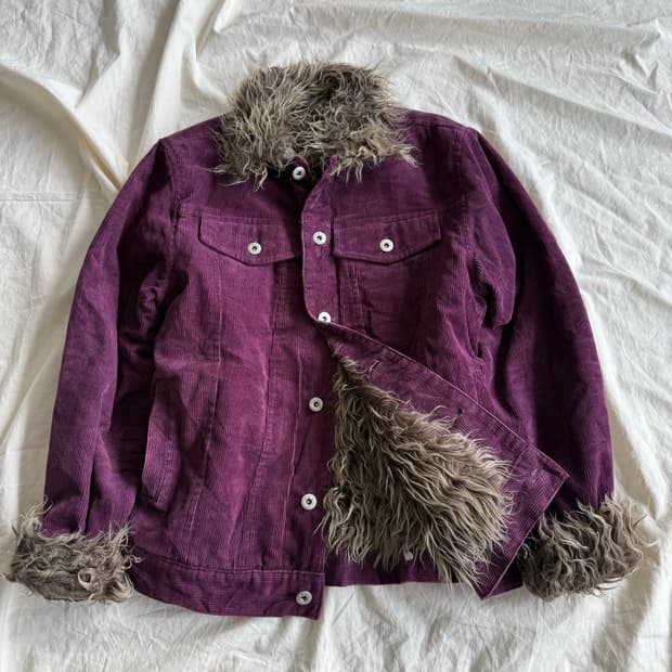 펑투케 와투케 나나펑크 코듀로이 퍼 자켓
