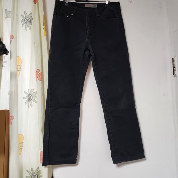 남성 프리선셋 블랙진 청바지 32