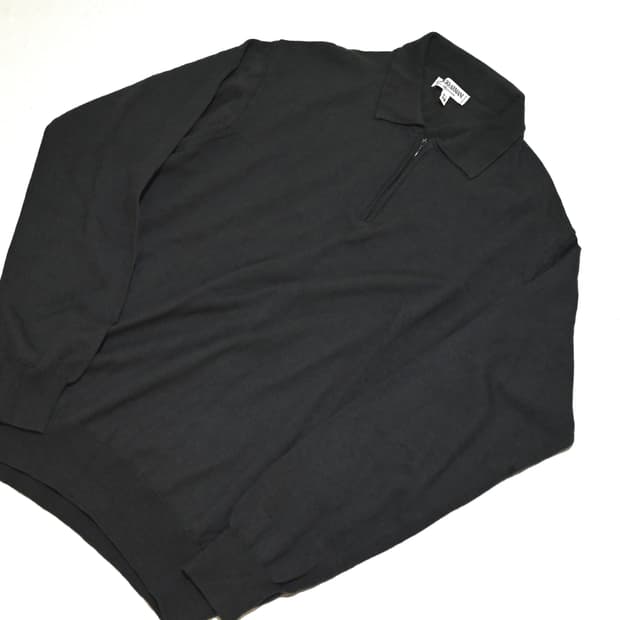 Giorgio Armani 90s silk cashmere zip 