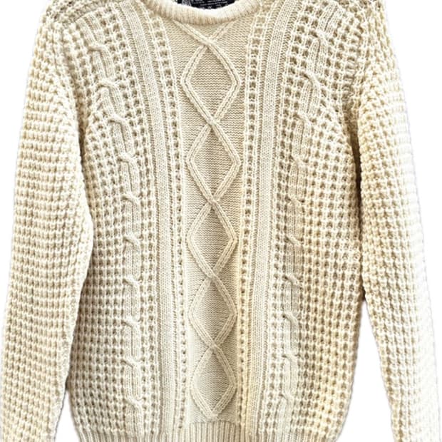 90s 빈티지 피셔맨 니트