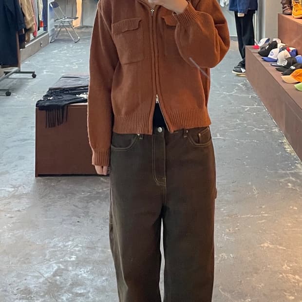 2PINK 투웨이 니트 집업재킷 H1131