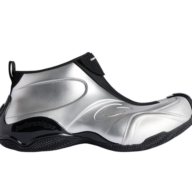 40) 발렌시아가 바스켓볼 스니커즈 실버