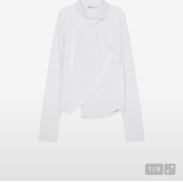 미세키서울 oblique button shirts 셔츠