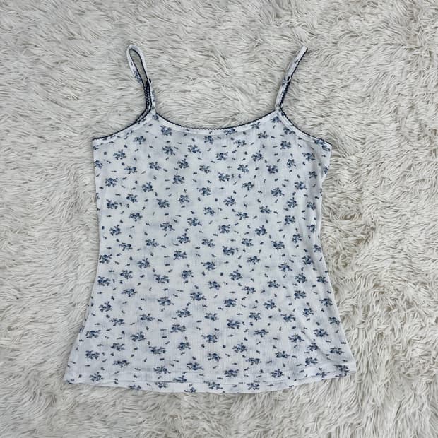 블루플로럴캐미솔