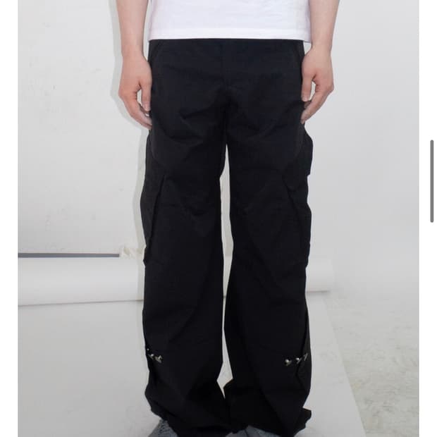 탄산마그네슘 나일론 와일드 카고 팬츠 size 1