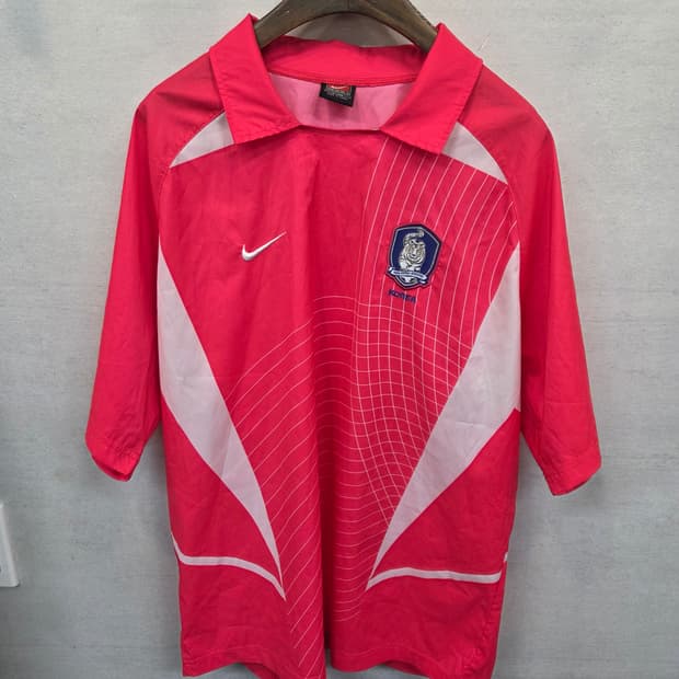 나이키 2002년 국대 유니폼 반팔 L