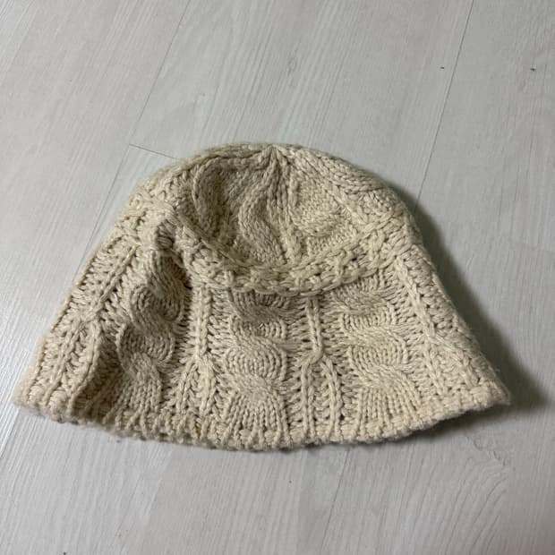 털 비니 아이보리